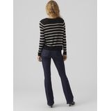 Gebreide Pullover - O-hals - Lange Mouwen - Geribde Manchetten - Regular Fit