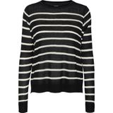 Gebreide Pullover - O-hals - Lange Mouwen - Geribde Manchetten - Regular Fit