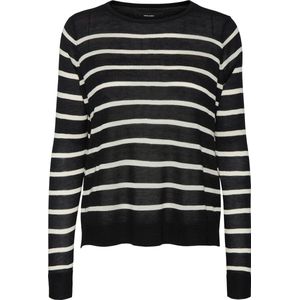 Gebreide Pullover - O-hals - Lange Mouwen - Geribde Manchetten - Regular Fit