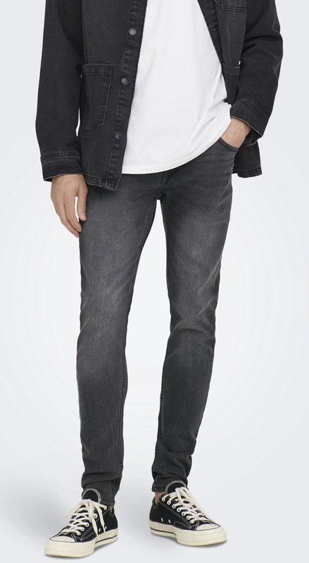 Only & Sons Onsloom Grey 4325 Jeans Vd Heren Jeans