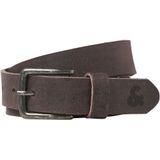 JACK & JONES Jacian lederen riem heren lederen riem, Bruine steen