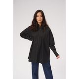 Oversized Shirt - Zwart - Katoen