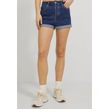 Jack & Jones - Hazel Mini Hoge Taille - Denim Shorts - Ecru