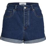 Jack & Jones - Hazel Mini Hoge Taille - Denim Shorts - Ecru