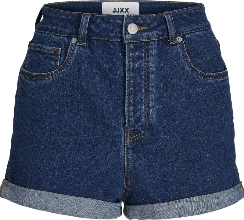 Jack & Jones - Hazel Mini Hoge Taille - Denim Shorts - Ecru
