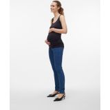 Jeggings - Donker Denim - Elastische Taille - Skinny Fit - Ondersteunende Buikband