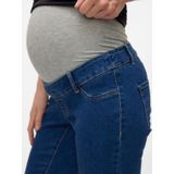 Jeggings - Donker Denim - Elastische Taille - Skinny Fit - Ondersteunende Buikband