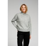 TeeShoppen - Oversized - Coltrui - Beige - Gebreid