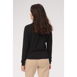 Basic Knit Roll Neck - Dames Polo Trui - Zwart