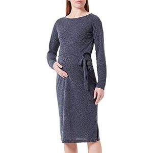 MAMALICIOUS Dames MLVENICE June LS JRS UK Jurk 2F A, Parijse Night/Detail: Melange, M, Parijse nacht/detail: gemêleerd, M