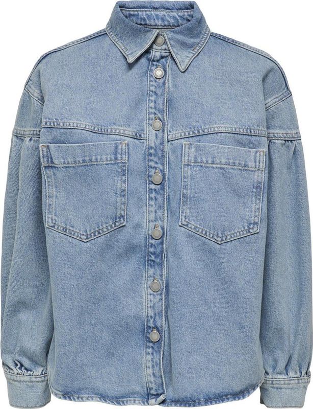 ONLY - Anni Long Sleeve Shirt - Spijkerjasje - Denim