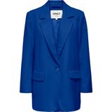 ONLY - ONLLANA-BERRY - Blazer - Donkerblauw - Oversized Fit, 87% Polyester, 13% Elastaan
