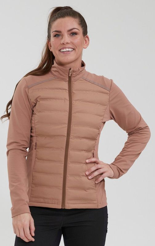 Endurance - Reitta W - Hardloopjack - Beaver Fur - Ademend Polyester, Windstopper-membraan