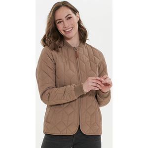 Weather Report - Gewatteerde Damesjas - Polyester - Ademend Waterdicht Winddicht