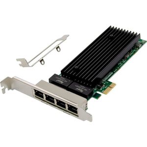 Intel - 82576 - Netwerkadapter - 4 Poorten - Gigabit - PCIe x1