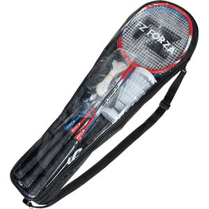 Badminton 4 pcs Set - Rackets/Shuttles/Net - Blue/Yellow