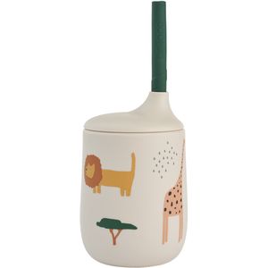 Liewood - Ellis Rietjesbeker - Safari Sandy Mix - 100% Silicone - 230ml