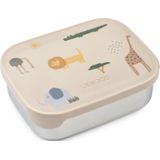 Liewood - Arthur Lunchbox - Dove Blue Mix - 100% Roestvrij Staal