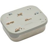 Liewood - Arthur Lunchbox - Dove Blue Mix - 100% Roestvrij Staal