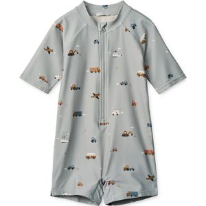 Liewood - Max Swim Jumpsuit - Zwempak - Kinder - Korte Mouwen - Hoge Kraag