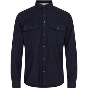 Anerkjendt Overhemd Leif Donkerblauw (navy) - Maat S - Heren - Overhemden Casual