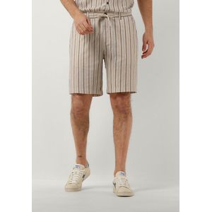 Anerkjendt Aklt Jan Structure Ela Shorts Broeken Heren - Beige