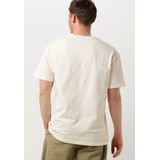 Anerkjendt - Akkikki S/S Structure TEE - T-shirt - Beige - Katoen
