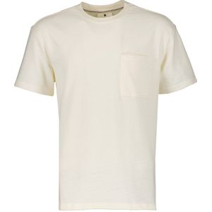 Anerkjendt - Akkikki S/S Structure TEE - T-shirt - Beige - Katoen