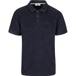 Anerkjendt - Polo Kikki Badstof Donkerblauw - Regular-fit - Heren Poloshirt