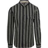 Anerkjendt - Leif Structure Stripe - Overhemd - Antraciet - Casual