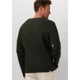 Anerkjendt Akkikki L s Waffle Tee Polo's T-shirts Heren - Polo shirt - Donkergroen