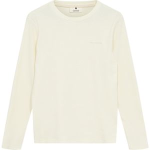 Anerkjendt Akkikki L s Waffle Tee Polo's T-shirts Heren - Polo shirt - Gebroken wit