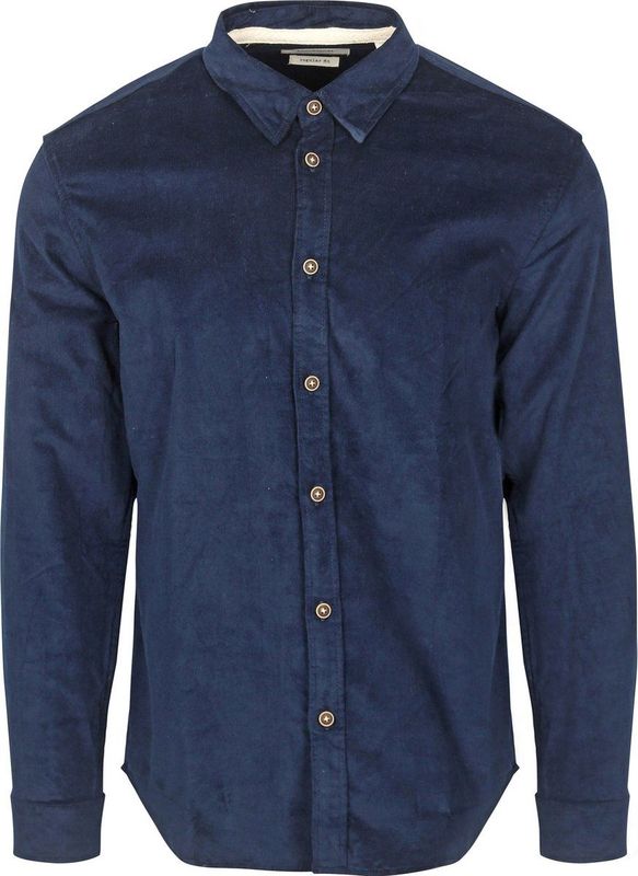 Anerkjendt - Solid Cord Shirt - Blauw - Corduroy