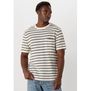 Akkikki - Jacq Stripe Tee - Gebreide Structuur met Bortzakje