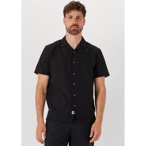 Anerkjendt - Akleo Sss Cot/Linen Shirt - Blauw - Vrijetijds Blouse