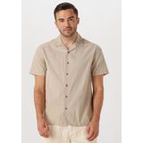 Anerkjendt - SSS Cot/Linen Overhemd - Beige - Katoen/Linnen