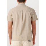 Anerkjendt - SSS Cot/Linen Overhemd - Beige - Katoen/Linnen