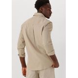 Anerkjendt - Akleif - Overhemd - Zand - Katoen/Linnen Mix