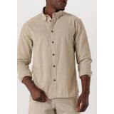 Anerkjendt - Akleif - Overhemd - Zand - Katoen/Linnen Mix