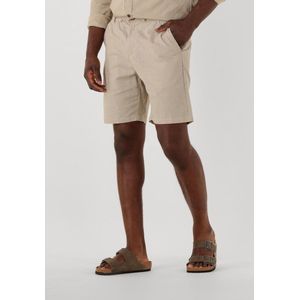 Anerkjendt - James Cot/Linen Shorts - Beige - Katoen/Linnen