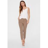 FREEQUENT - FQSOLVEJ-ANKLE-PA - Zomerbroek - Desert taupe - Enkellang in Chino-stijl