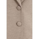 FREEQUENT - FQNANNI - Blazer - Beige - Rechtvallend