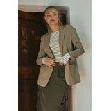 FREEQUENT - FQNANNI - Blazer - Beige - Rechtvallend