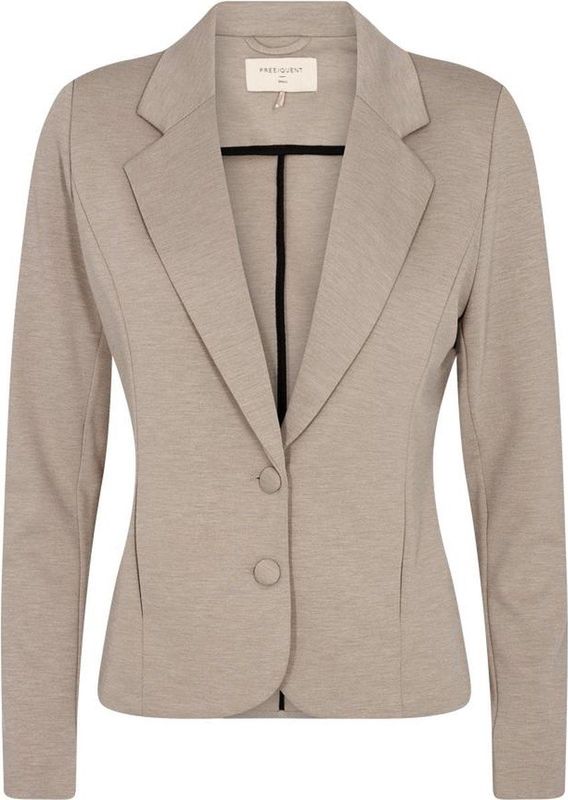 FREEQUENT - FQNANNI - Blazer - Beige - Rechtvallend
