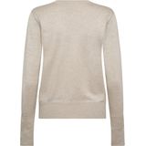 Gebreide Trui - Moonbeam Melange - Zonder Capuchon - Decoratieve Knopen