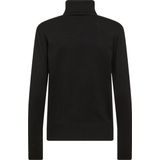 Freequent - Fqkatie - Trui - Zwart - Colkraag - Lange Mouwen