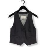Copenhagen Muse - Tailored Waistcoat - Grijs - Dames - Wolmix