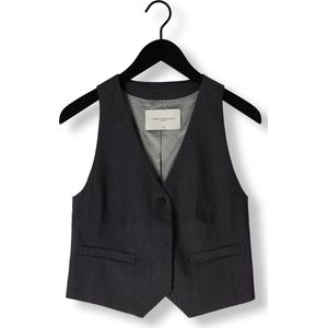 Copenhagen Muse - Tailored Waistcoat - Grijs - Dames - Wolmix