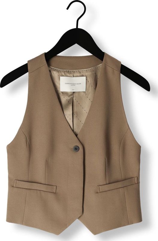 Copenhagen Muse Gilet 201671 - Taupe