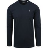 KnowledgeCotton Apparel - Long Sleeve - Donkergrijs - Katoen